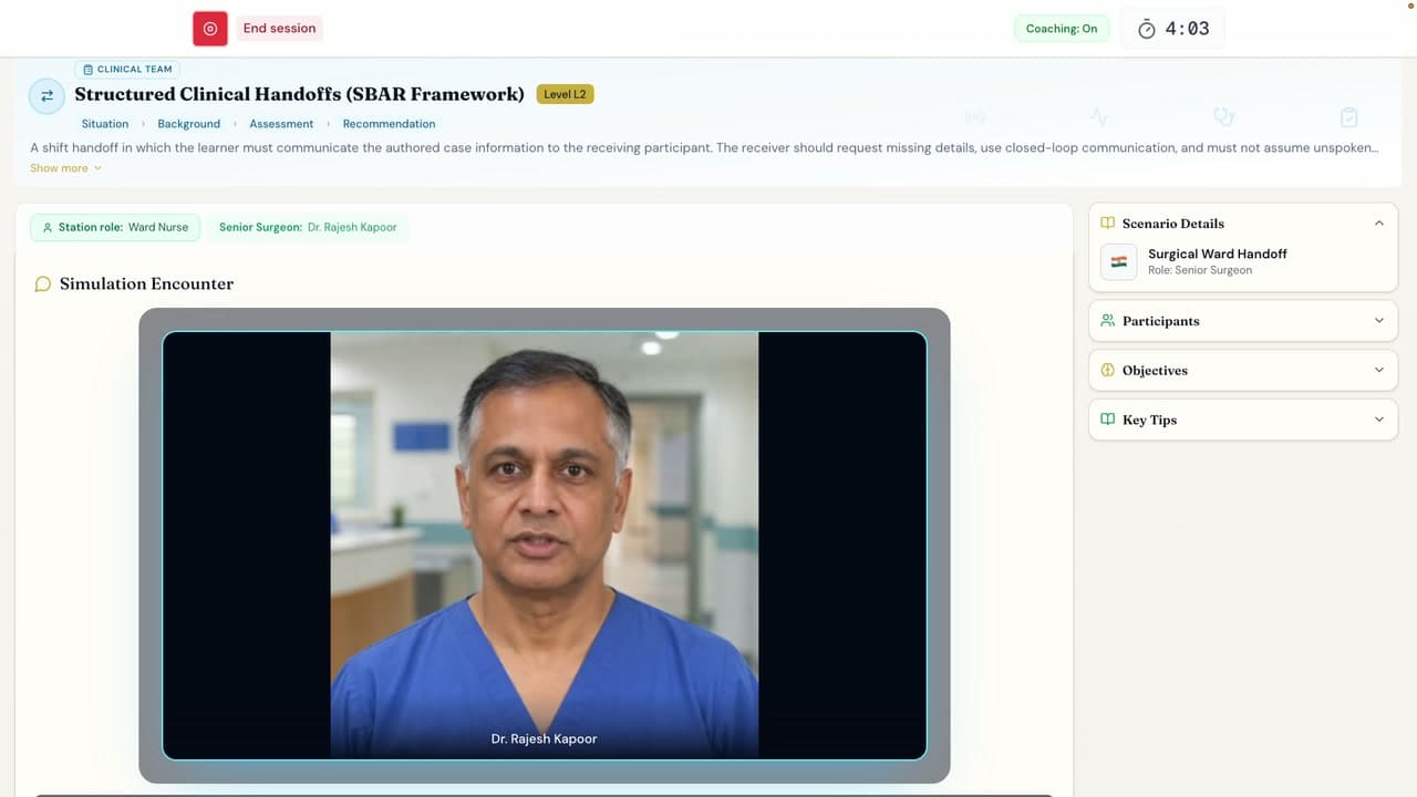 Practice Difficult Clinical Conversations with AI | Lingua CoPilot Medical